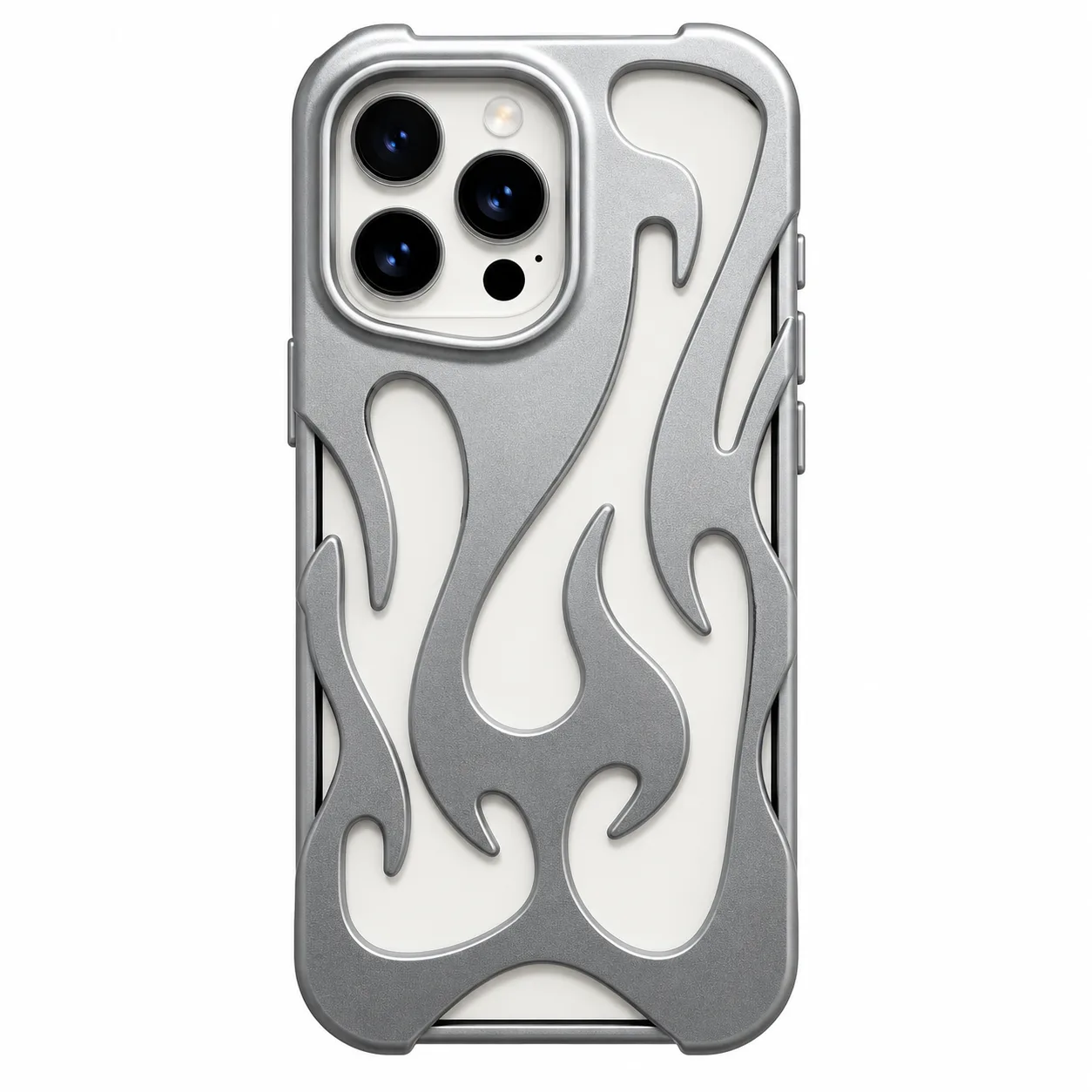 Metallic Flame Design Case